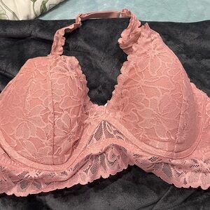 Victoria's Secret Lace Bralette in Blush Pink